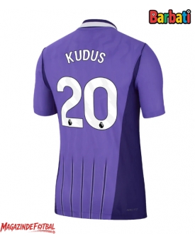 Tottenham Hotspur Mohammed Kudus #20 Tricou Fotbal Replică 2026-27 Barbati Treilea Tottenham Hotspur Mohammed Kudus #20 Tricou Fotbal Replică 2026-27 Barbati Treilea